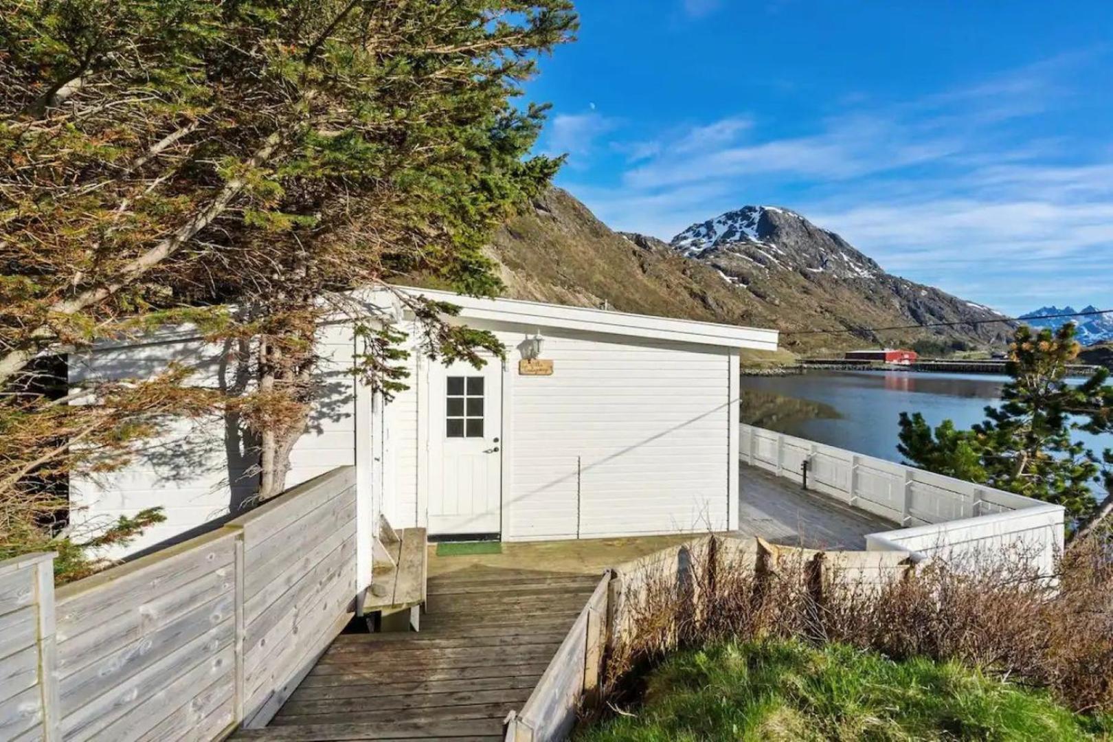 Panoramic Seaview Cabin For Two Persons By The Sea Hovdan Exterior foto